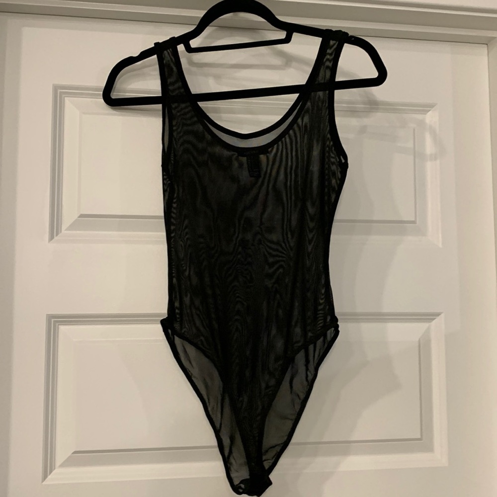 Forever 21 sheer bodysuit